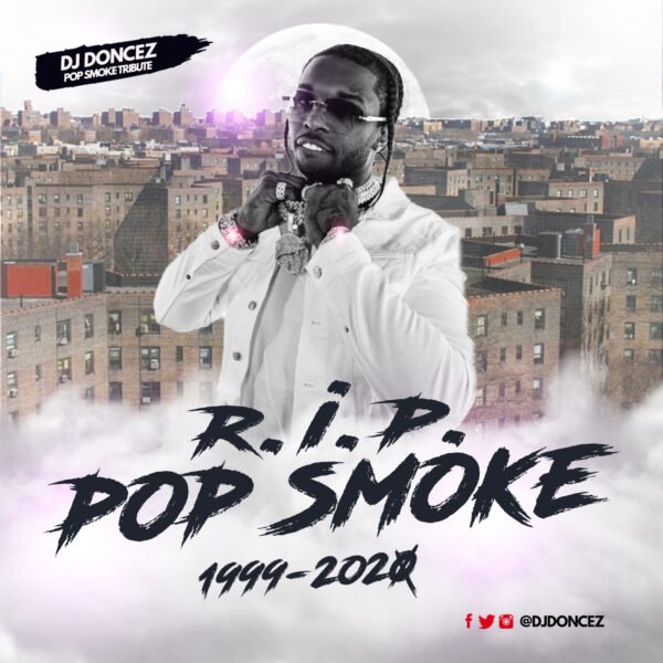 DJ DonCez Pop Smoke RIP Tribute Front Cover